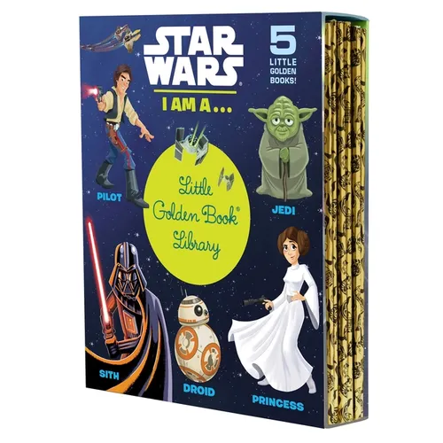 Star Wars: I Am A...Little Golden Book Library -- 5 Little Golden Books: I Am a Pilot; I Am a Jedi; I Am a Sith; I Am a Droid; I Am a Princess - Boxed Set