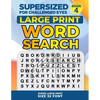 SUPERSIZED FOR CHALLENGED EYES, Book 4: Super Large Print Word Search Puzzles - Paperback