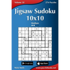 Jigsaw Sudoku 10x10 - Medium - Volume 10 - 276 Puzzles - Paperback