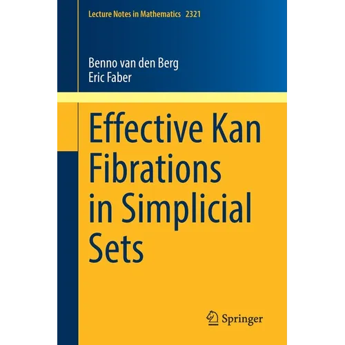 Effective Kan Fibrations in Simplicial Sets - Paperback