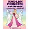 Modern Princess Paper Doll for Girls Ages 7-12; Cut, Color and Dress up - Paperback