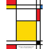 The World's Largest Sketchbook: Neoplasticism Abstract Art Draw, Doodle, or Sketch - Hardcover
