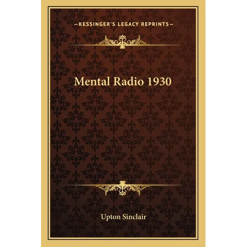 Mental Radio 1930 - Paperback