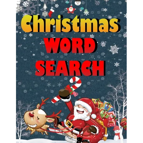 Christmas word search.: Easy Large Print Puzzle Book for Adults, Kids & Everyone for the 25 Days of Christmas. - Paperback