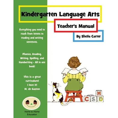 Kindergarten Language Arts: Teacher's Manual - Paperback