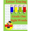 Letter Tracing: Grade One Sight Words: Letter Books for Grade One: Letter Tracing: Grade One Sight Words: Letter Books for Grade One - Paperback