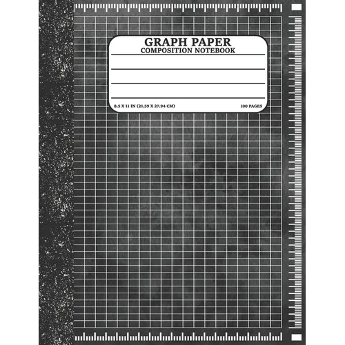 Graph Paper Composition Notebook: Math and Science Lover Graph Paper Cover (Quad Ruled 5 squares per inch, 100 pages) Birthday Gifts For Math Lover Te - Paperback