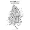 Feathers Coloring Book for Grown-Ups 1 - Paperback