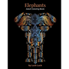 Elephants: Adult Coloring Book - Paperback