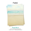 Pastel Beach Stationery Paper: Aesthetic Letter Writing Paper for Home, Office, Letterhead Design, 25 Sheets - Paperback