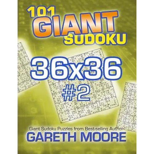 101 Giant Sudoku 36x36 #2 - Paperback