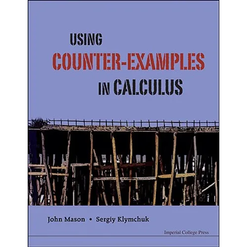 Using Counter-Examples in Calculus - Paperback