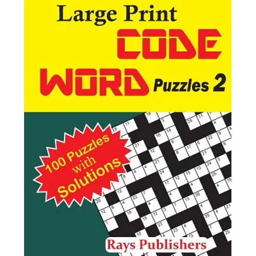 Large Print Code Word Puzzles 2 - Paperback