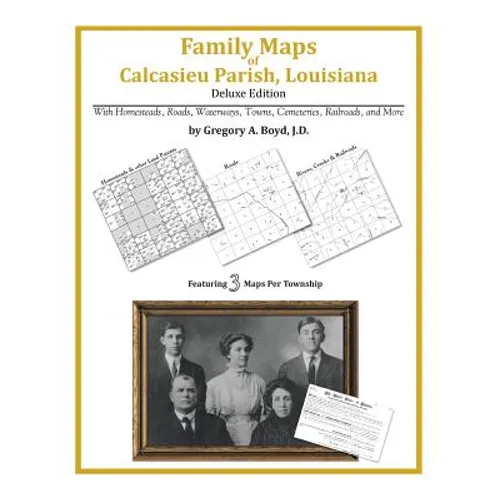 Family Maps of Calcasieu Parish, Louisiana - Paperback