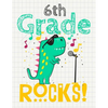 6th Grade Rocks!: Funny Back To School notebook, Gift For Girls and Boys,109 College Ruled Line Paper, Cute School Notebook, School Composition Notebo - Paperback