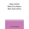 Remains of old Latin (Volume II) Livius Andronicus, Naevius, Pacuvius and Accius - Paperback