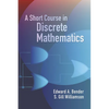 A Short Course in Discrete Mathematics - Paperback