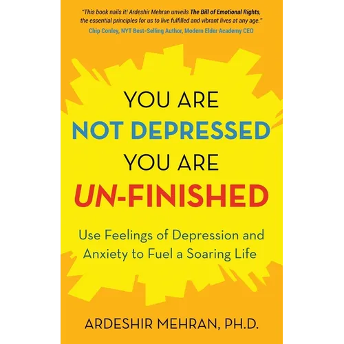 You Are Not Depressed. You Are Un-Finished.: Use Feelings of Depression and Anxiety to Fuel a Soaring Life. - Paperback
