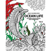 Ocean Life: Ocean Coloring Books for Adults A Blue Dream Adult Coloring Book Designs (Sharks, Penguins, Crabs, Whales, Dolphins an - Paperback