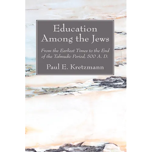 Education Among the Jews - Paperback