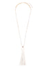 Leather Tassel Necklace