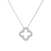 Open Clover Pendant Necklace