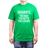 Grandpa Man Myth Legend Green T-Shirts