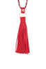 Leather Tassel Necklace