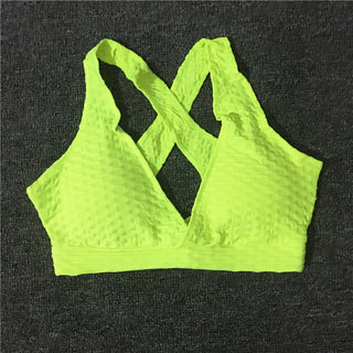 Buy cb106-green-bra 2pcs Yoga Sets Woman Sportswear