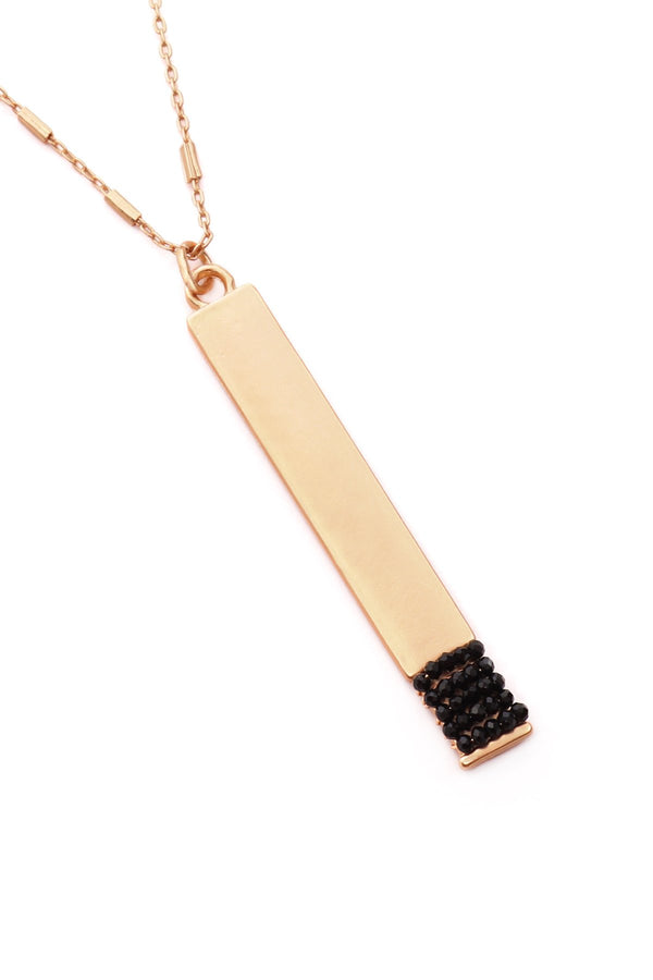 Bar Pendant Necklace