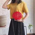 Shell Chain Shoulder Bag