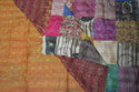 Hand Stitched Kantha  Silk  Vintage Throw