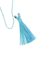 Leather Tassel Necklace