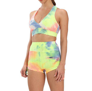 Buy cb328-gren-st-set 2pcs Yoga Sets Woman Sportswear