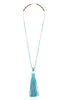 Leather Tassel Necklace