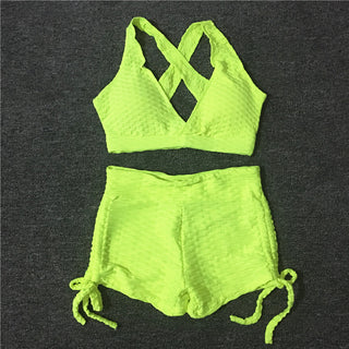 Buy cb106-gren-st-set 2pcs Yoga Sets Woman Sportswear