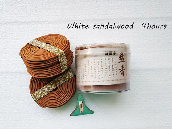 T 48pcs/Box Natural Coil Incense Aromatherapy Fragrance Indoors Indian Buddhist Sandalwood Incense Without Censer - Webster.direct