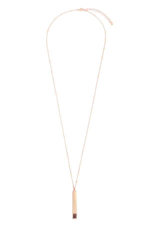 Bar Pendant Necklace