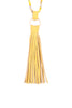 Leather Tassel Necklace